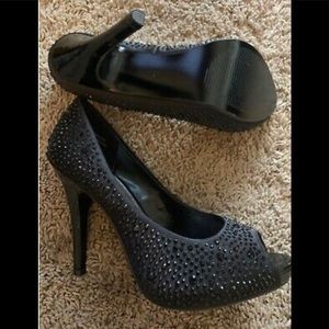 LULU TOWNSEND Women's Black Studded Platform